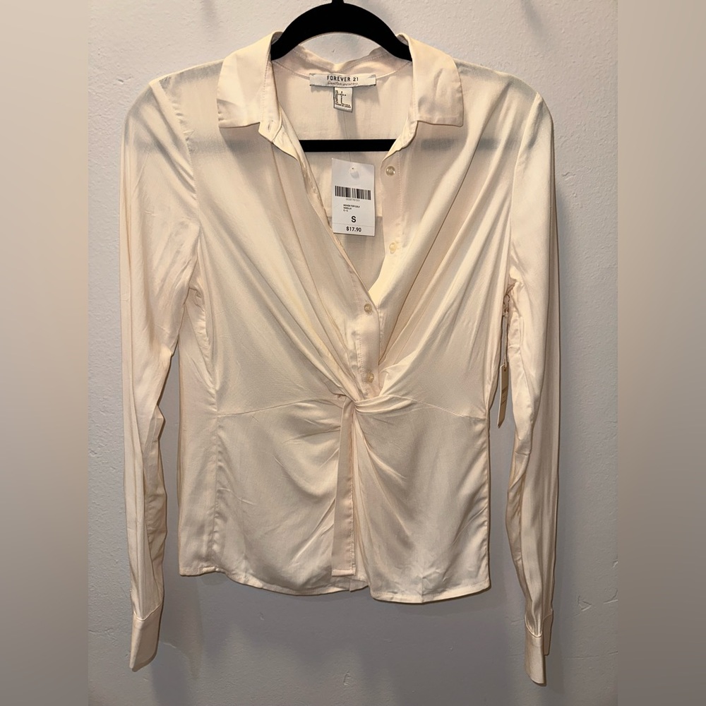 Fitted cropped blouse